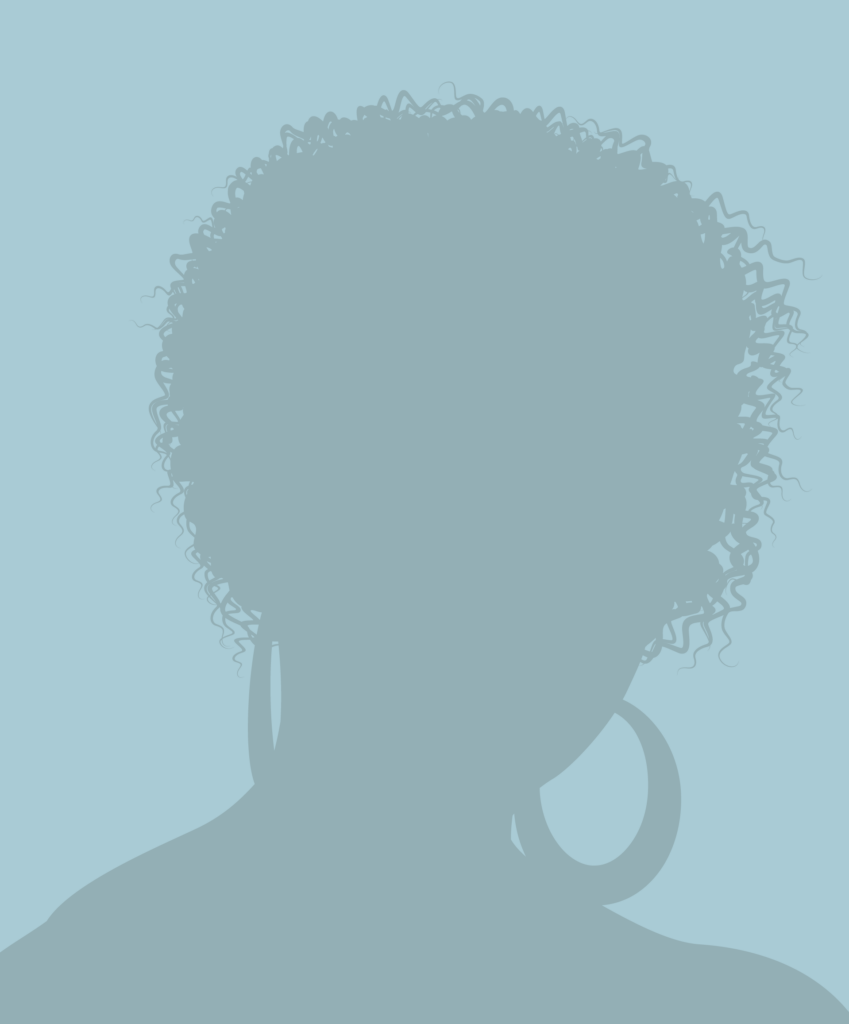Silhouette image of a potential new female team member at CZB
